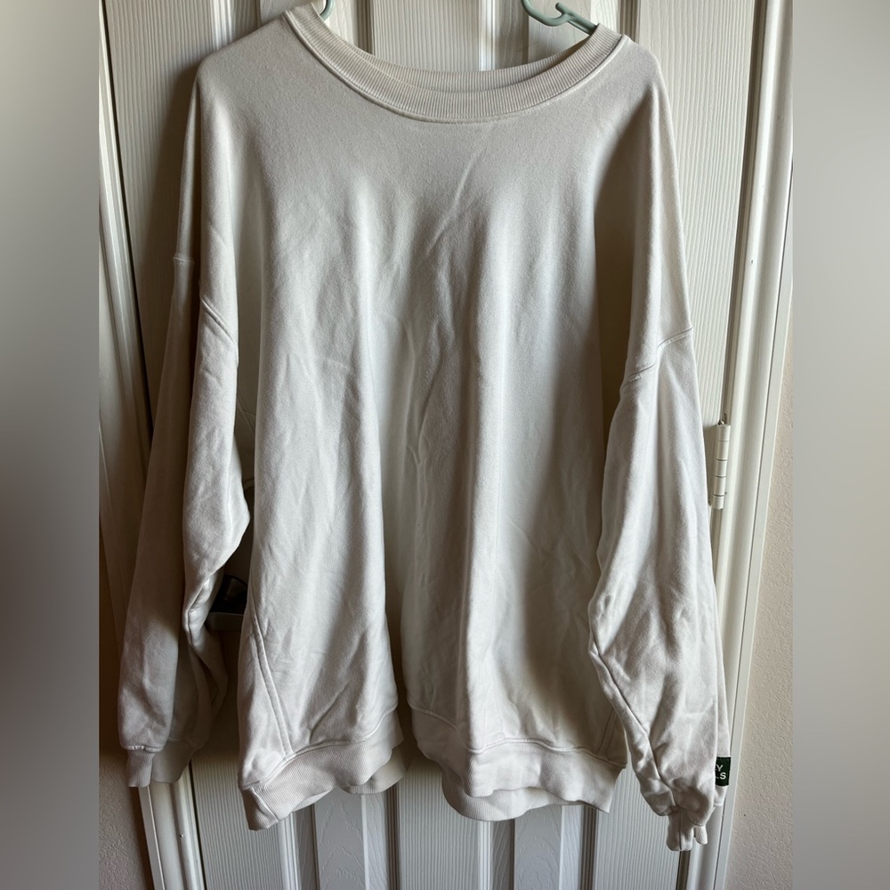 Daily Drills Cream Sweatshirt